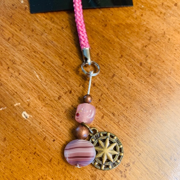 NEW Nautilus Star ⭐️ Lanyard decorative key chain Mauve Hand peacedbyAlise fun - Picture 2 of 3